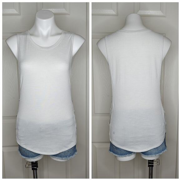 Lululemon Var-City Muscle Tank Heathered White - Picture 4 of 7